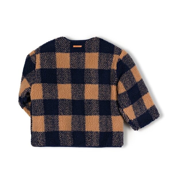 Nixnut Check Jacket Navy Checkered