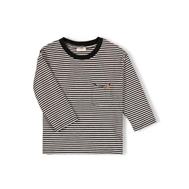 Nixnut Drop Shirt Black Stripe