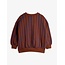 Mini Rodini Vertical stripe aop sweatshirt - Brown