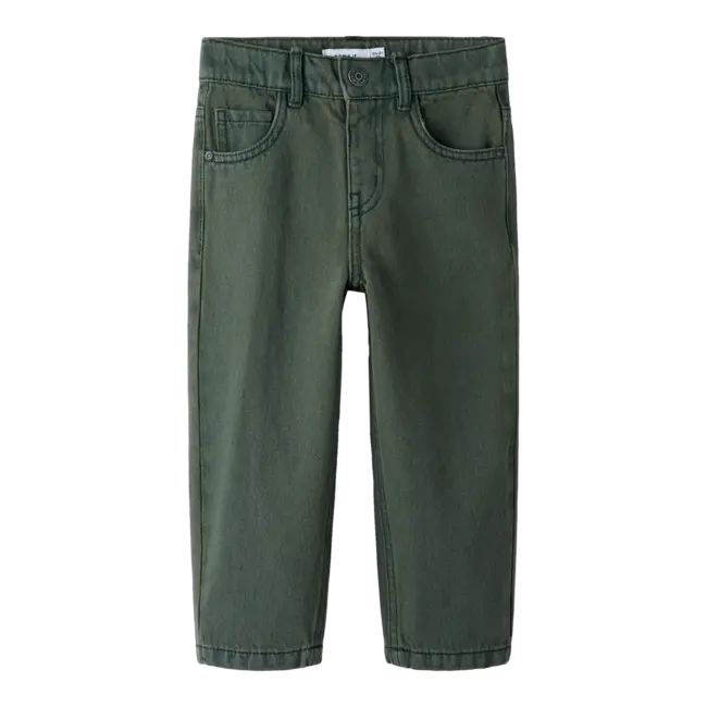 Name it NMMBEN TAP OVERDYED JEANS 4042-ZA K Deep Forest