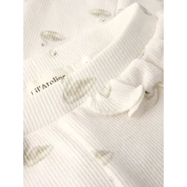 Lil' Atelier NBFGAVO EFI SLIM LEGGING LIL NOOS Pastel Parchment SWAN