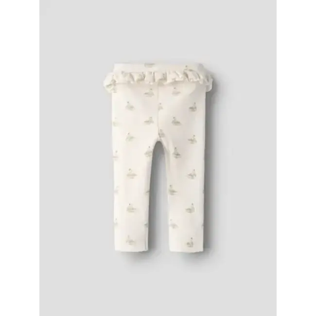 Lil' Atelier NBFGAVO EFI SLIM LEGGING LIL NOOS Pastel Parchment SWAN