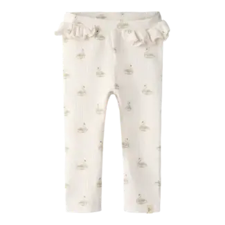 Lil' Atelier NBFGAVO EFI SLIM LEGGING LIL NOOS Pastel Parchment SWAN