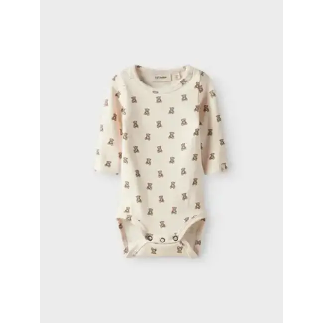 Lil' Atelier NBNGAYO ELO LS SLIM BODY LIL NOOS Turtledove TEDDYBEAR