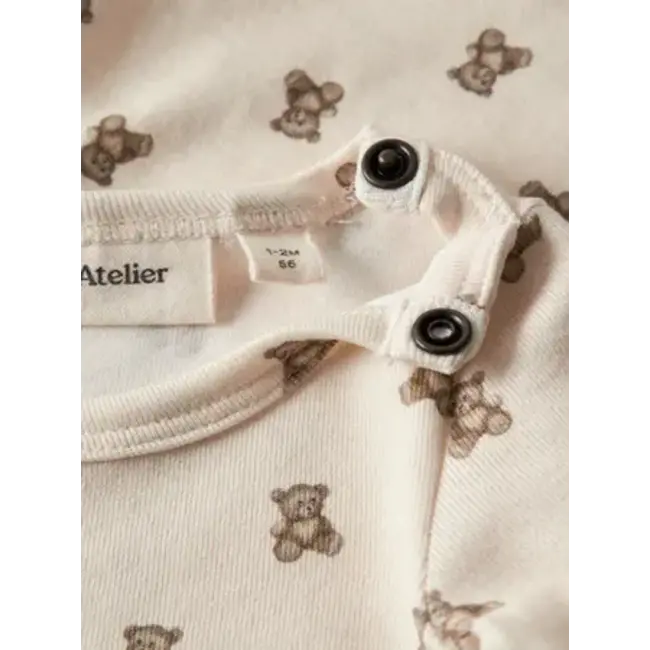 Lil' Atelier NBNGAYO ELO LS SLIM BODY LIL NOOS Turtledove TEDDYBEAR