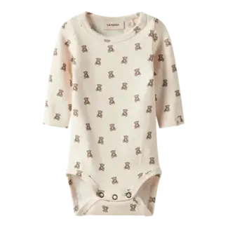 Lil' Atelier NBNGAYO ELO LS SLIM BODY LIL NOOS Turtledove TEDDYBEAR