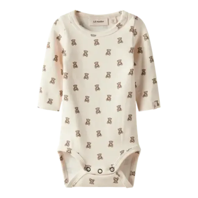 Lil' Atelier NBNGAYO ELO LS SLIM BODY LIL NOOS Turtledove TEDDYBEAR