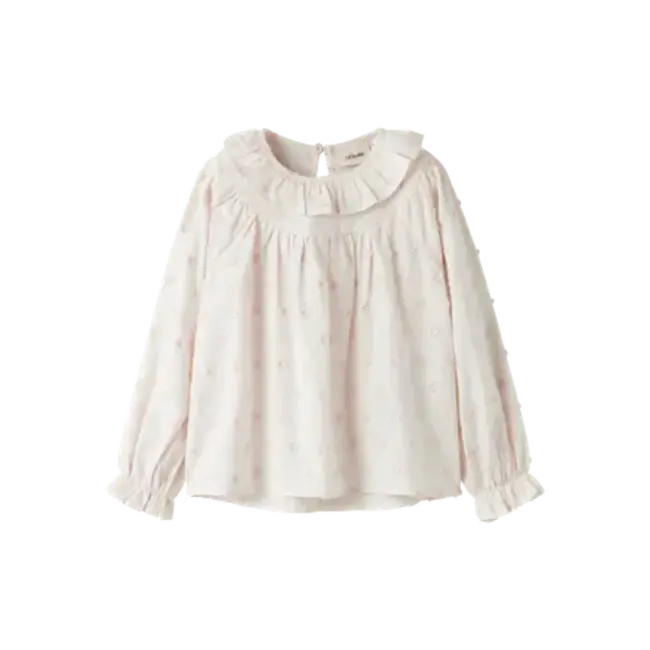 Lil' Atelier NMFNETHE LS LOOSE SHIRT LIL Pastel Parchment