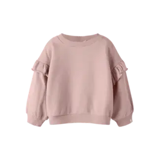 Lil' Atelier NMFILONDON RES LS RLX SWEAT BRU LIL Misty Rose