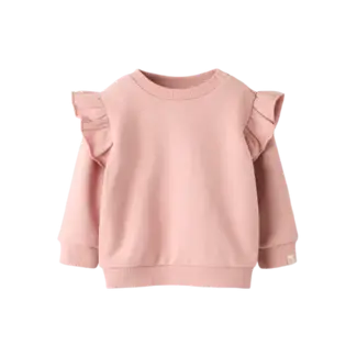 Lil' Atelier NBFILONDON RES LS SWEAT BRU LIL Misty Rose