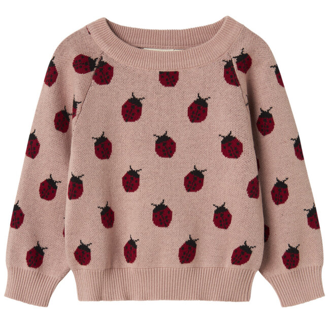 Lil' Atelier NMFLULIO LS KNIT LIL Misty Rose