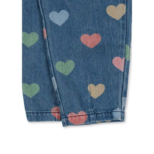 Konges Slojd MAGOT FRILL PANTS GOTS BON COEUR COLORÉ