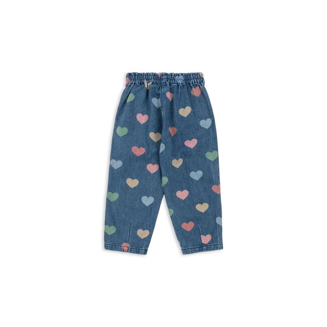 Konges Slojd MAGOT FRILL PANTS GOTS BON COEUR COLORÉ