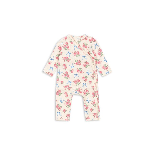 Konges Slojd BASIC NEWBORN ONESIE BELLA ROSITA