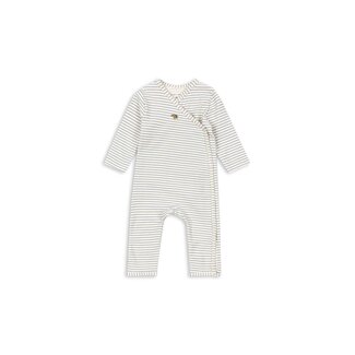 Konges Slojd BASIC NEWBORN ONESIE STRIPE BLUIE