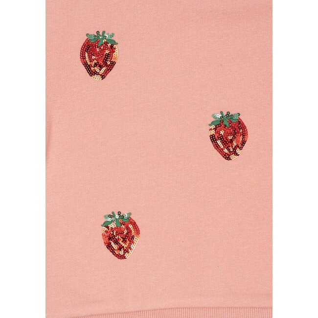 Konges Slojd LOU SEQUIN SWEAT SHIRT OCS MELLOW ROSE