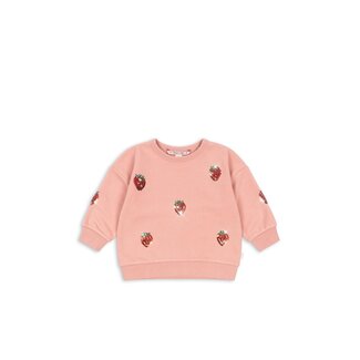 Konges Slojd LOU SEQUIN SWEAT SHIRT OCS MELLOW ROSE