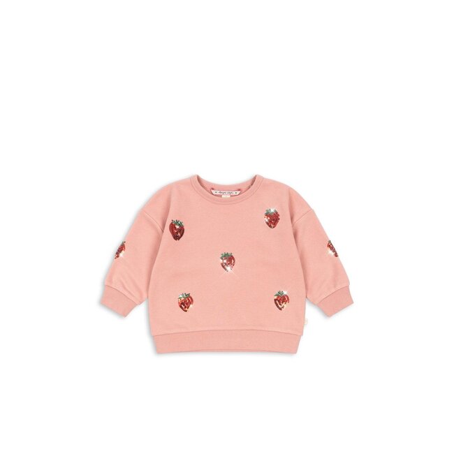 Konges Slojd LOU SEQUIN SWEAT SHIRT OCS MELLOW ROSE