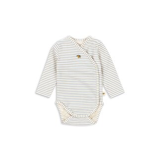 Konges Slojd BASIC LS NEWBORN BODY GOTS STRIPE BLUIE