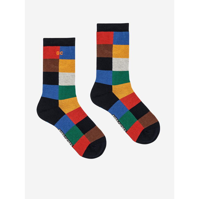 Bobo Choses Multicolor Tiles long socks