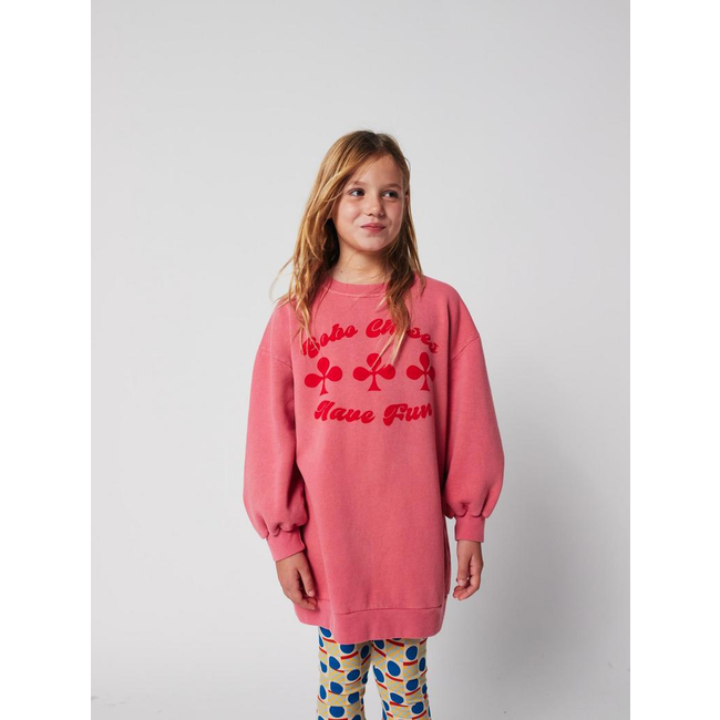 Bobo Choses Have Fun sweatshirt dress