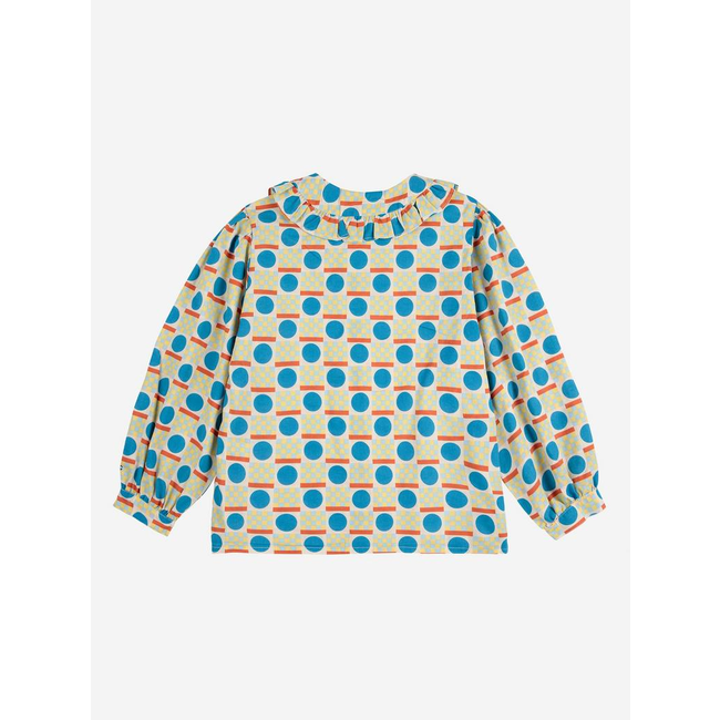 Bobo Choses Geometric Scacs all over blouse