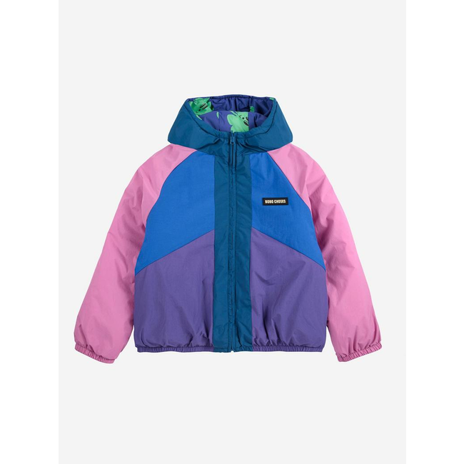 Bobo Choses Lucky Clover all over reversible anorak