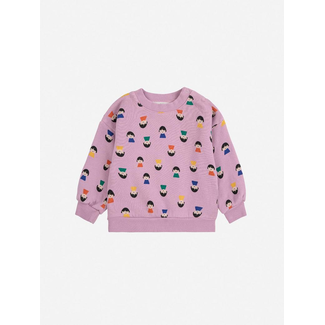 Bobo Choses Game Pawns all over sweatshirt baby Bobo Choses Game Pawns all over sweatshirt baby