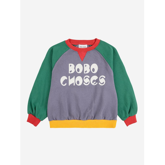 Bobo Choses Bobo Choses color block ranglan sweatshirt Bobo Choses Bobo Choses color block ranglan sweatshirt