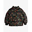 Mini Rodini Lingonberries aop hooded puffer