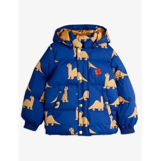 Mini Rodini Dinos aop hooded puffer