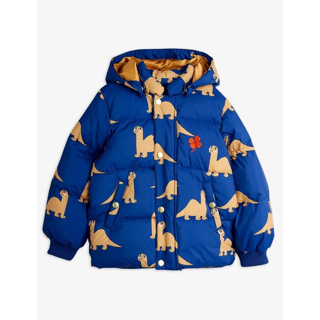 Mini Rodini Dinos aop hooded puffer