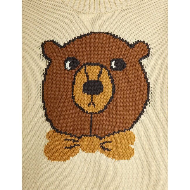 Mini Rodini Bear intarsia knit sweater