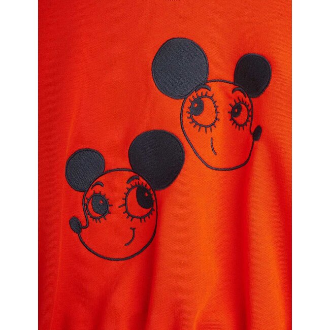 Mini Rodini Ritzratz emb sweatshirt red