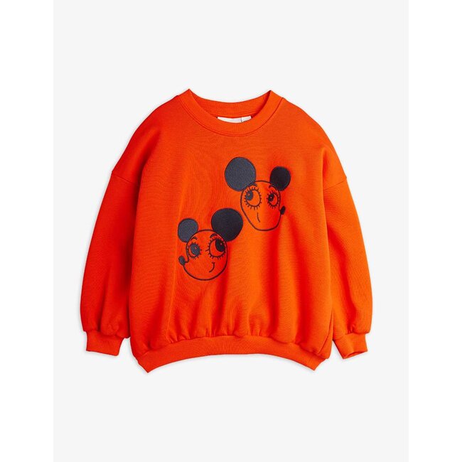 Mini Rodini Ritzratz emb sweatshirt red