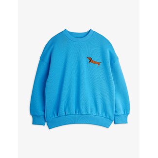 Mini Rodini Dog emb sweatshirt blue