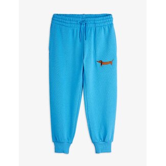 Mini Rodini Dog emb sweatpants blue