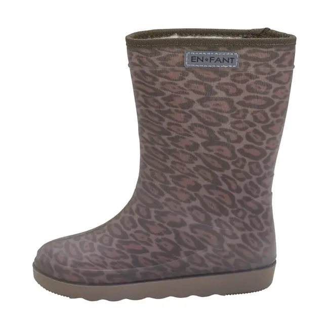 En Fant Thermo Boots Print leopard brown