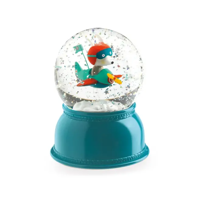 Djeco Sneeuwbal nachtlampje vliegtuig