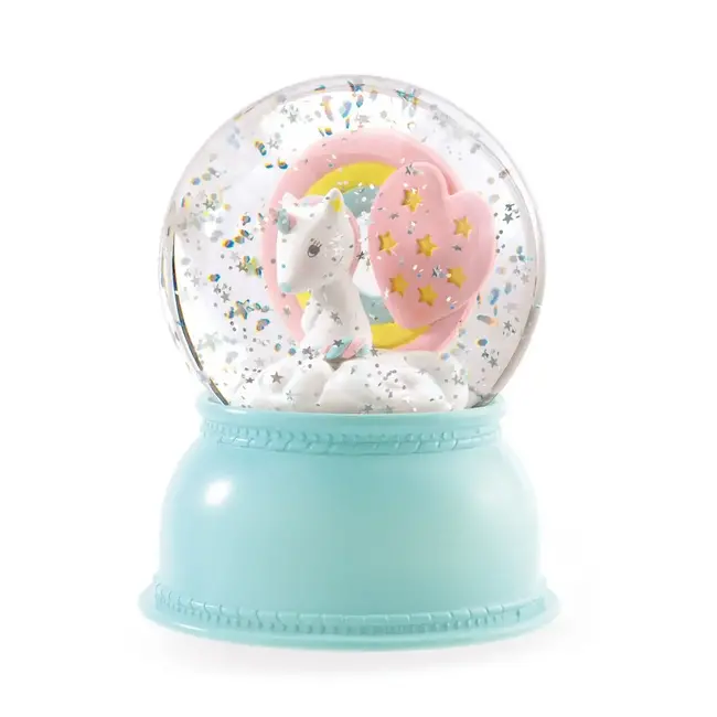 Djeco Sneeuwbal nachtlampje unicorn