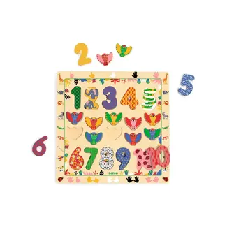 Djeco Houten cijferpuzzel