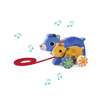 Djeco Trekfiguur met muziek Gabi en Sam