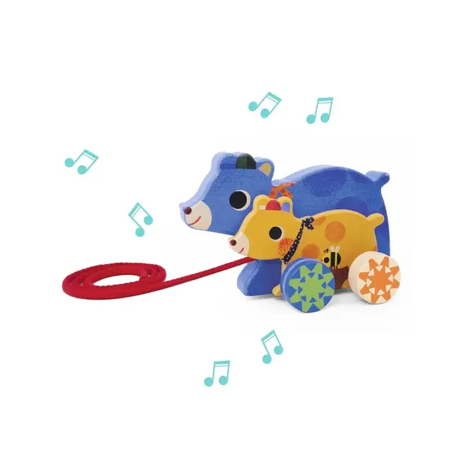 Djeco Trekfiguur met muziek Gabi en Sam