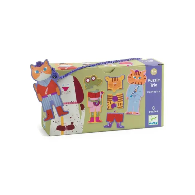 Djeco Puzzel - Trio Orkest (3+)