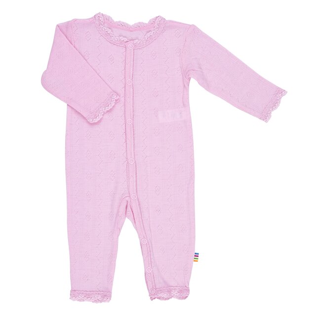 Joha Jumpsuit wol/zijde ajour - roze