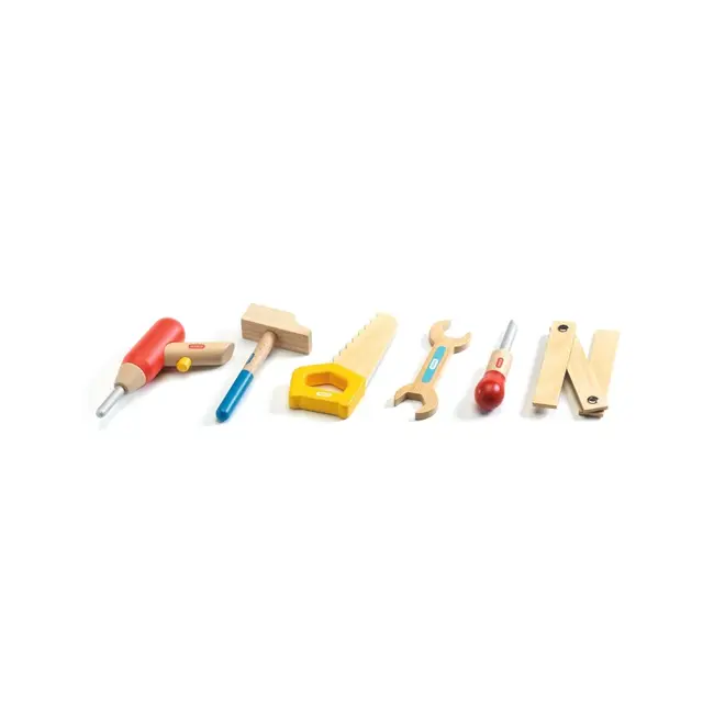 Djeco Minibrico houten gereedschapskist