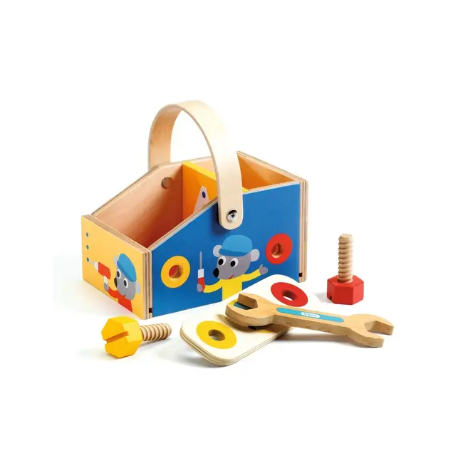Djeco Minibrico houten gereedschapskist