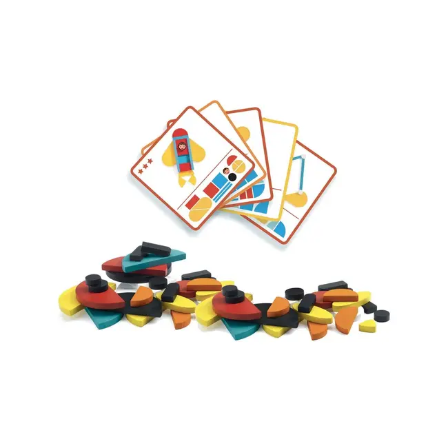 Djeco Ze Geovroom houten vormen