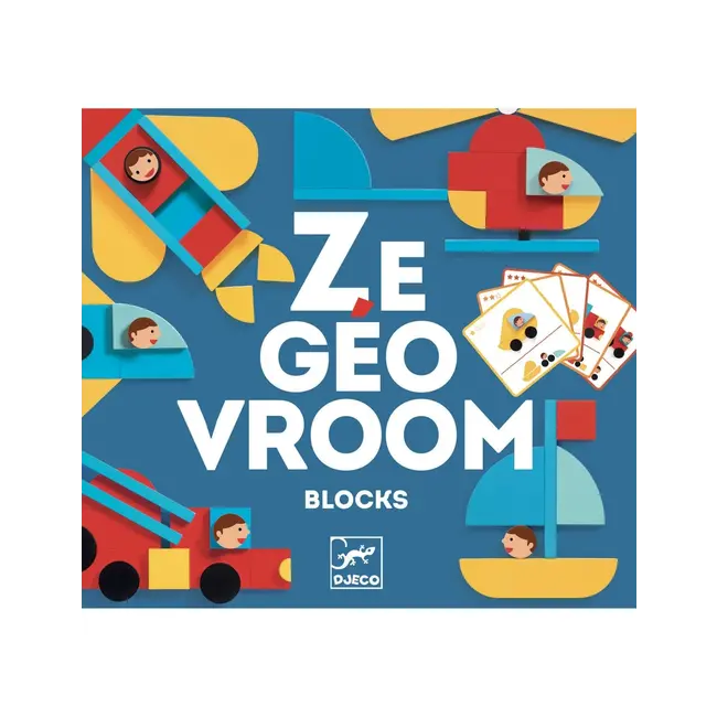 Djeco Ze Geovroom houten vormen