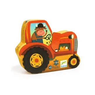 Djeco Puzzel tractor
